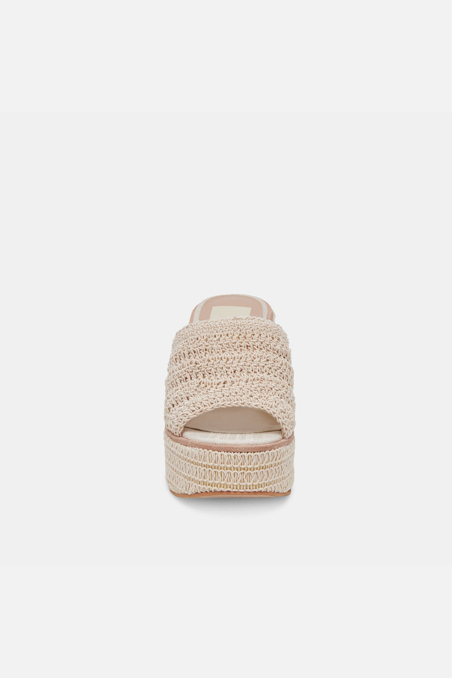 Dolce Vita Ladin Heels in Ivory Woven – alternate