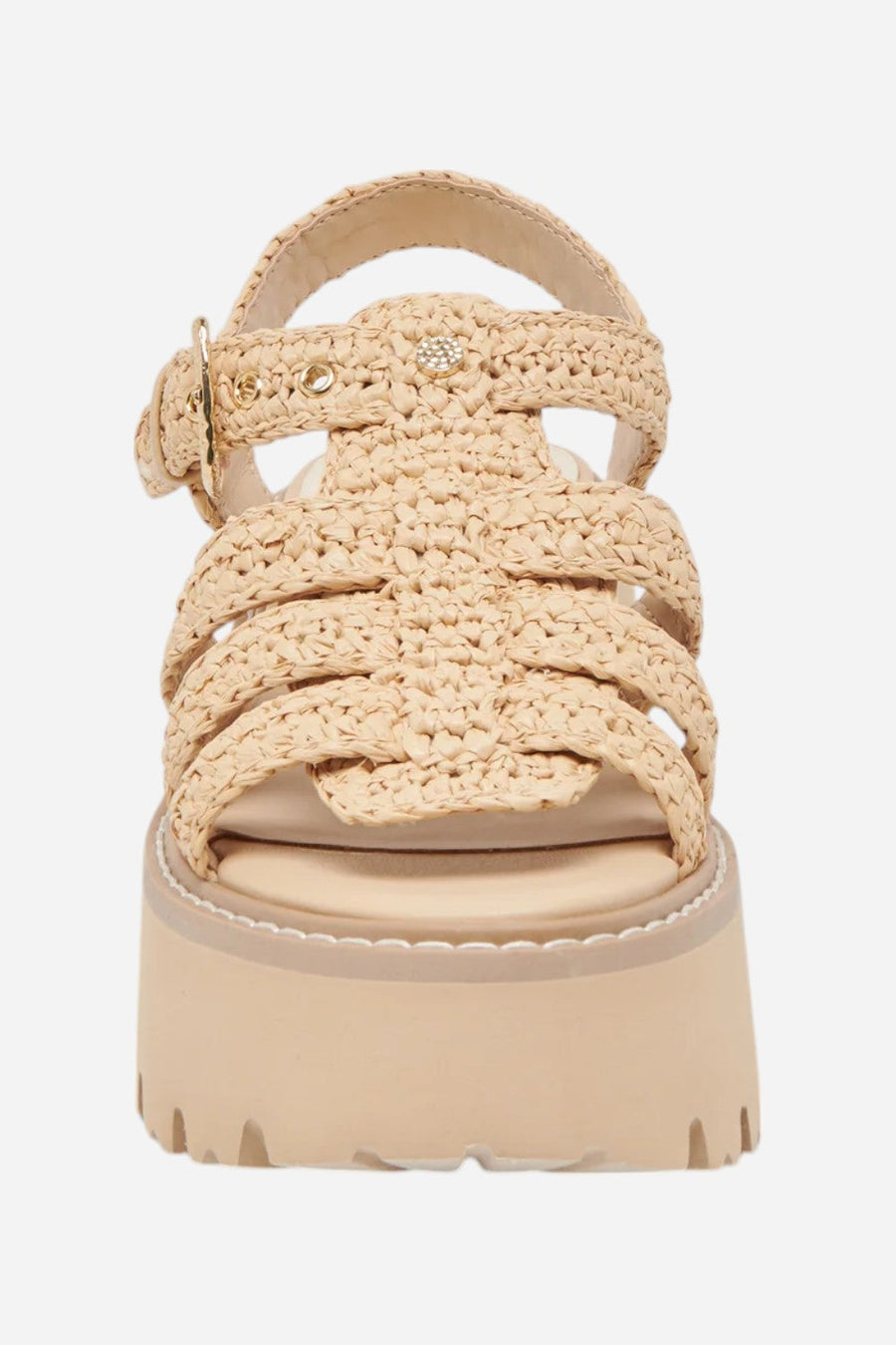 Dolce Vita Latice Sandals in LT Natural Knit – alternate