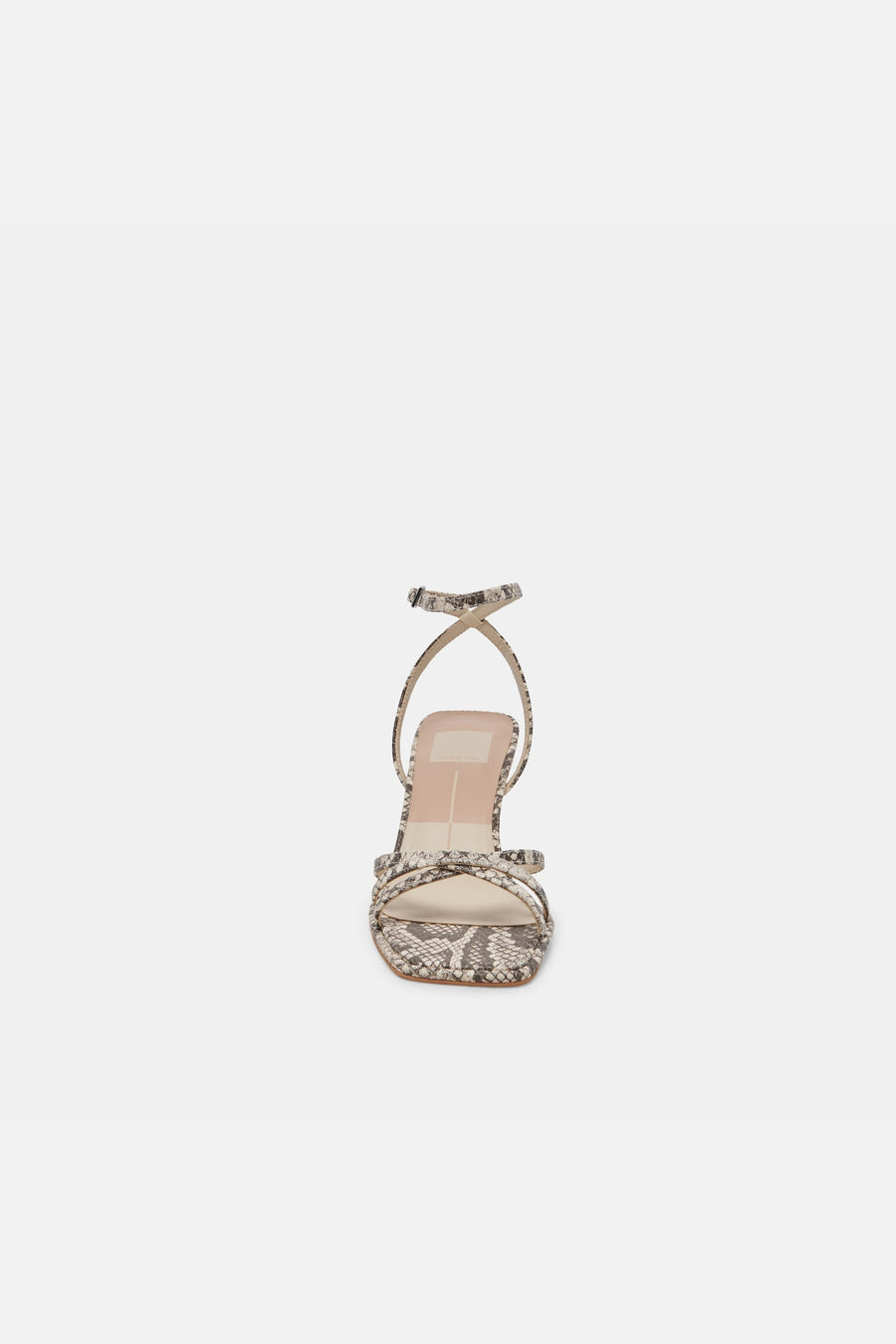Dolce Vita Manji Kitten Heels in Black White Embossed Snake – alternate