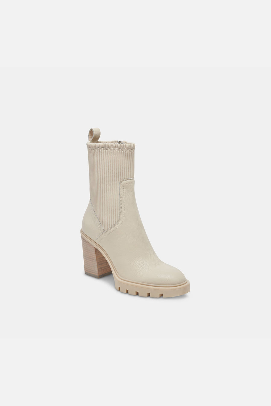 Dolce Vita Marni H20 Boots in Ivory Leather H20 – back view