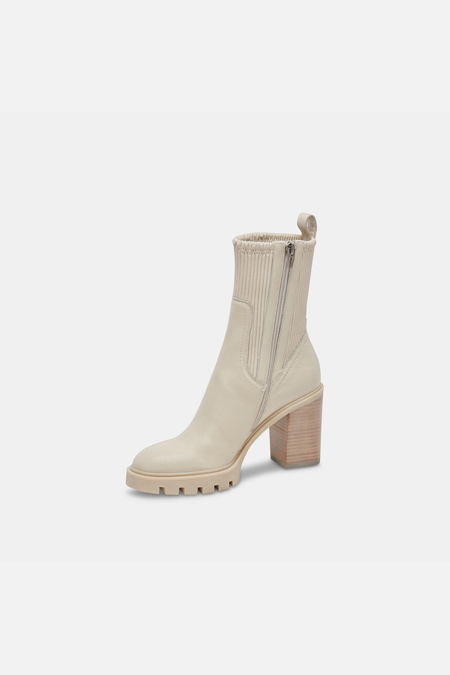 Dolce Vita Marni H20 Boots in Ivory Leather H20 – detail