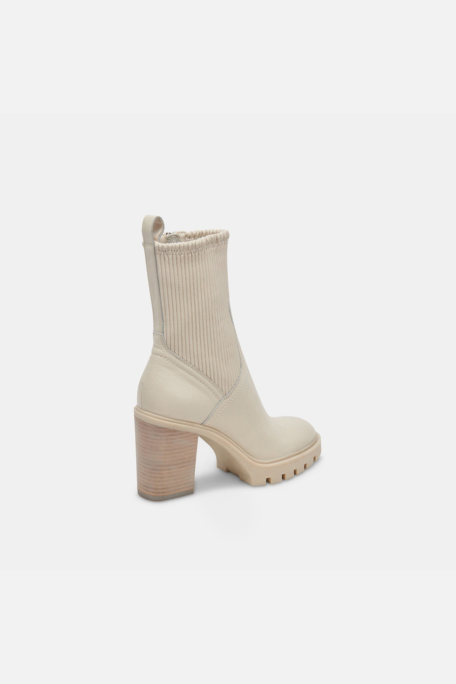 Dolce Vita Marni H20 Boots in Ivory Leather H20 – side view