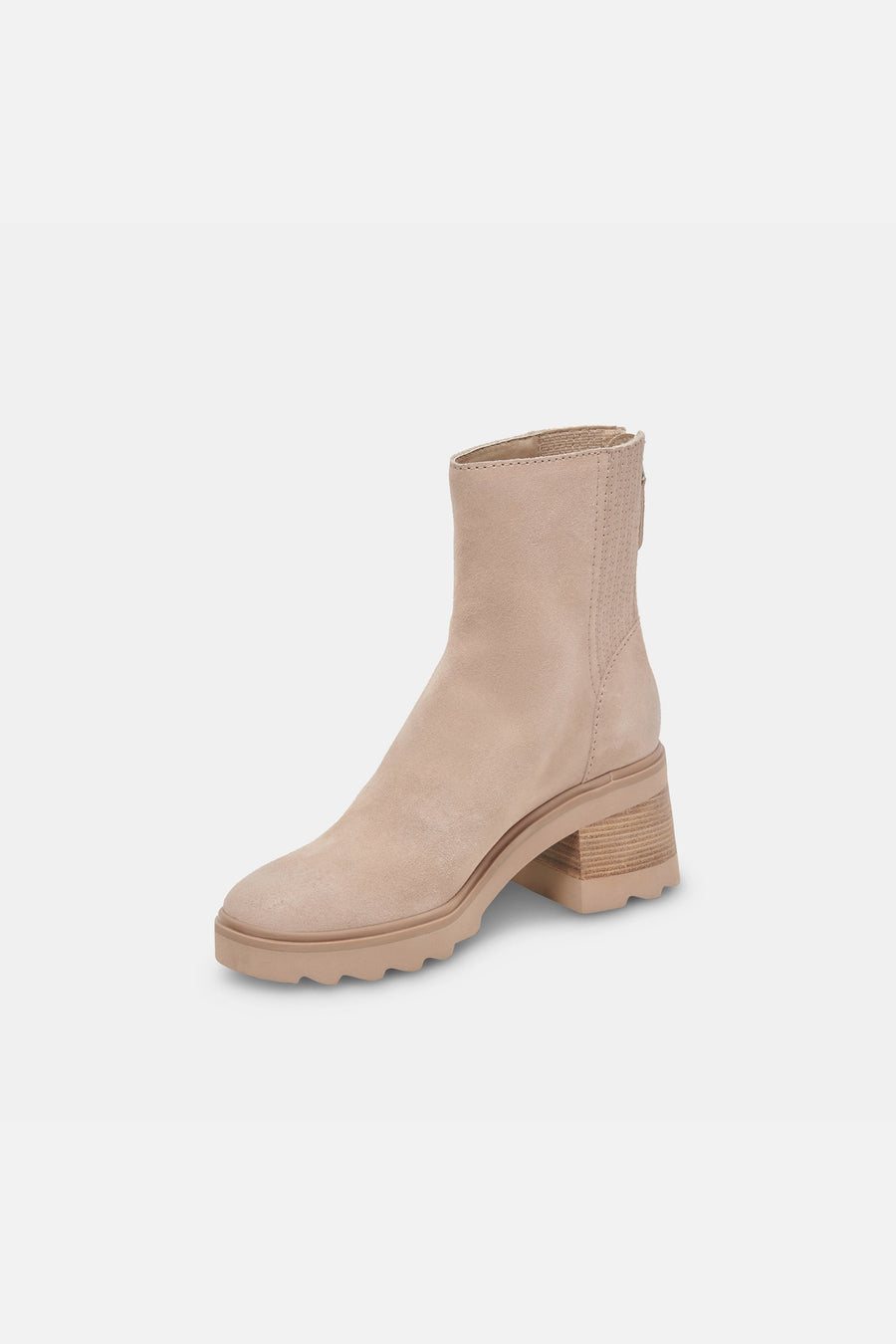 Dolce Vita Martey H20 Boots in Taupe Suede – detail