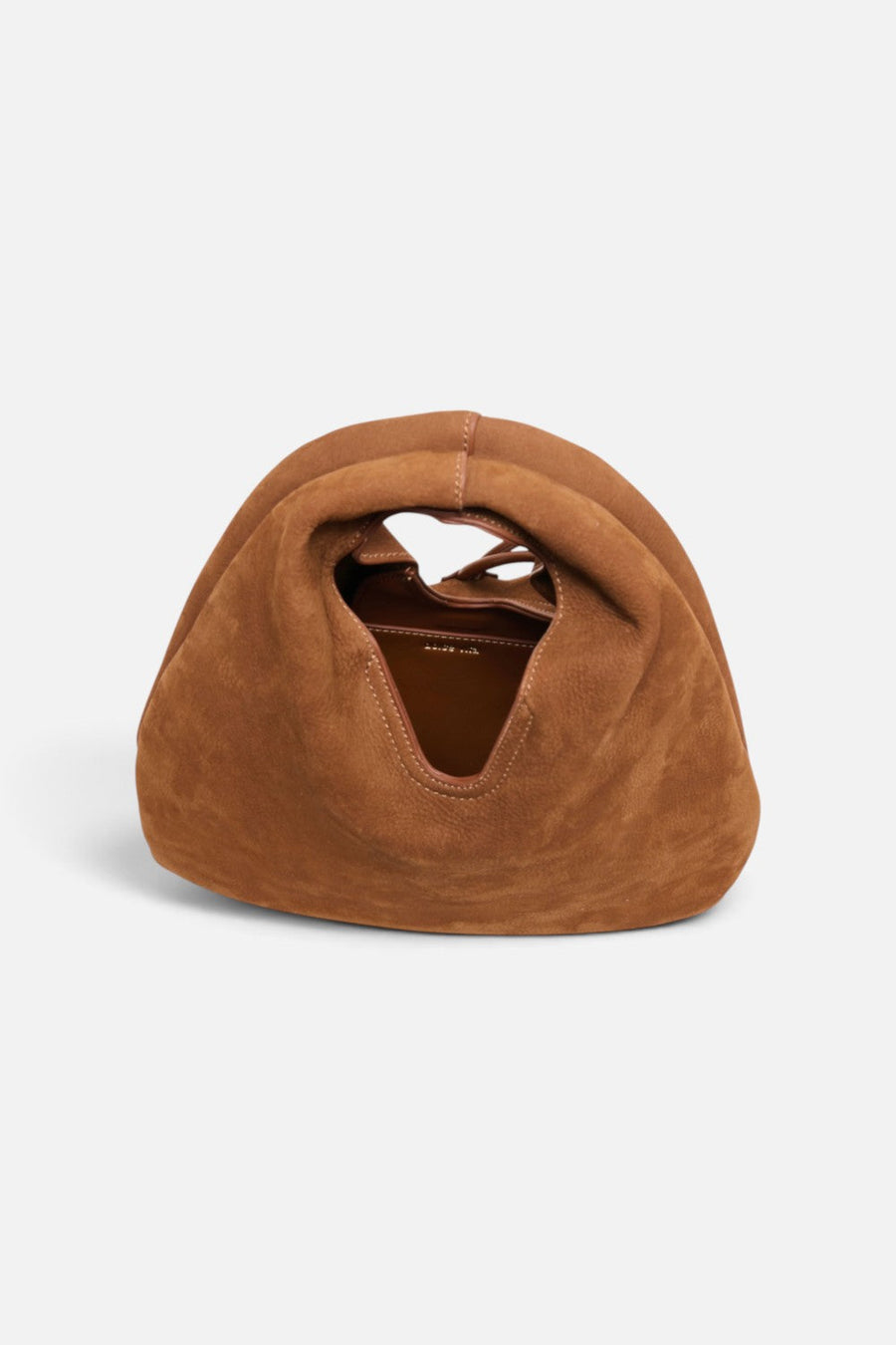 Dolce Vita Martin Handbag in Tobacco Nubuck – side view