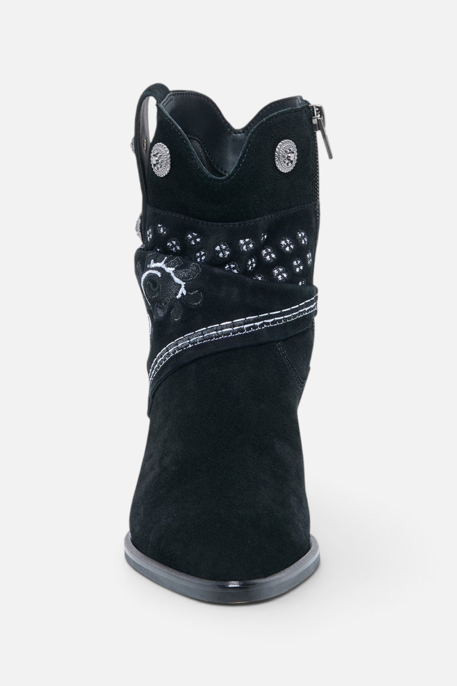 Dolce Vita Mekala Boot in Onyx Suede – back view
