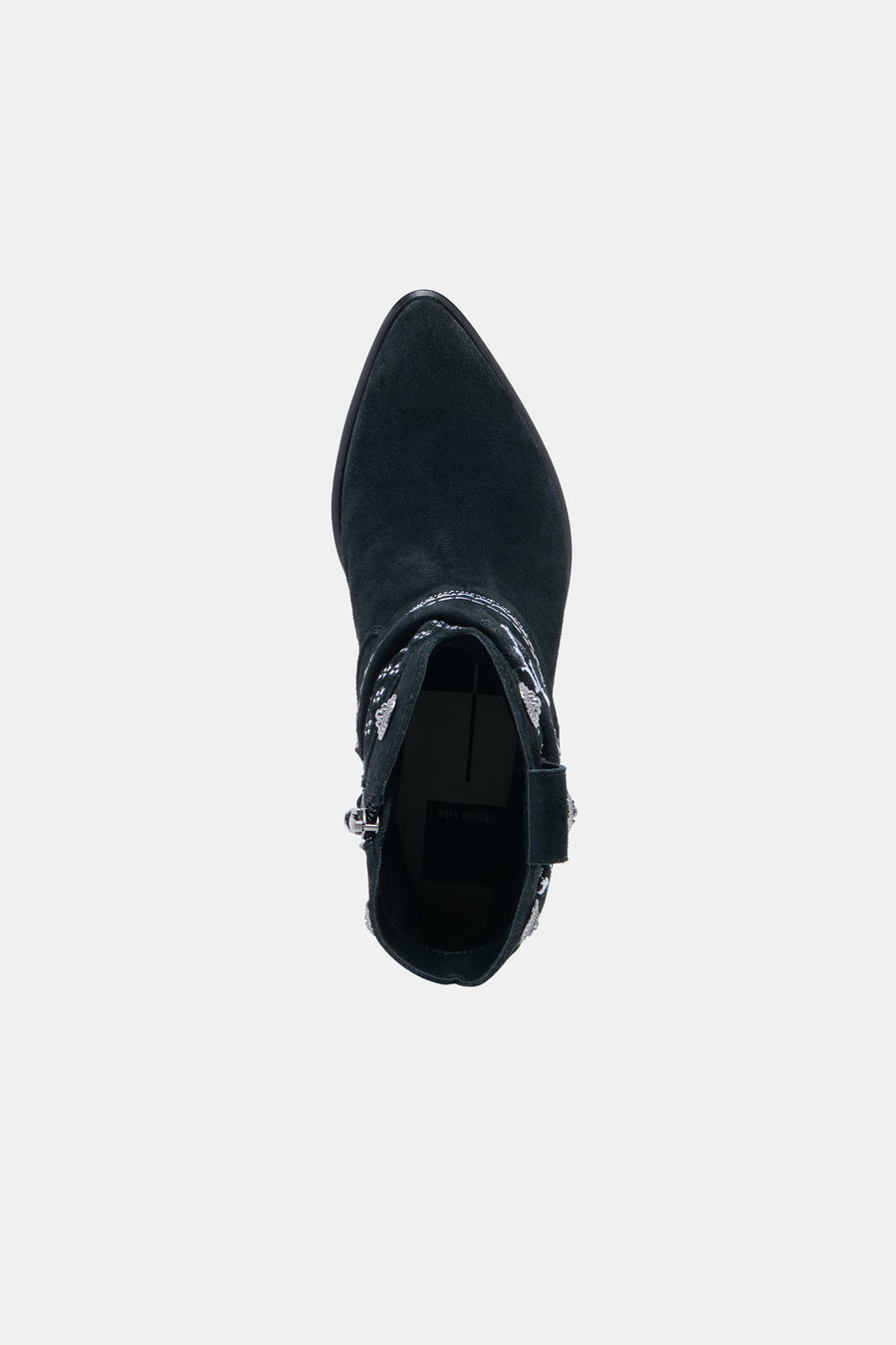 Dolce Vita Mekala Boot in Onyx Suede – detail