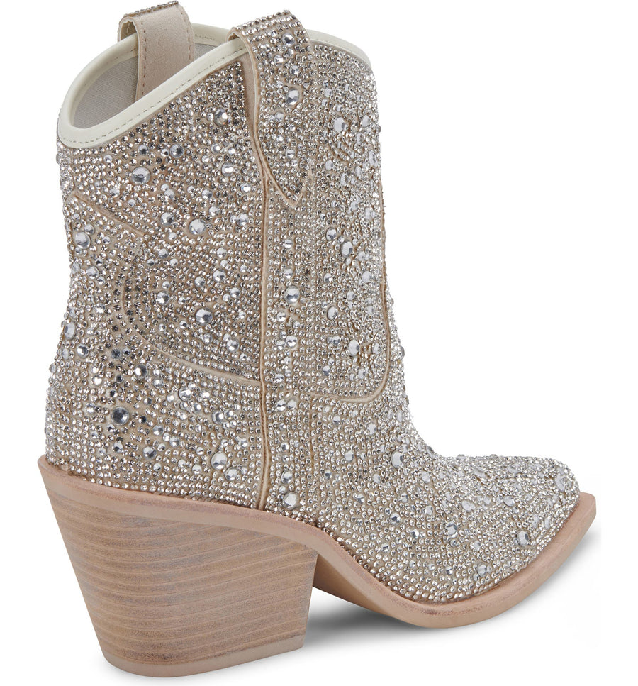 Dolce Vita Nashe Boot in Rhinestone Crystal – flat lay