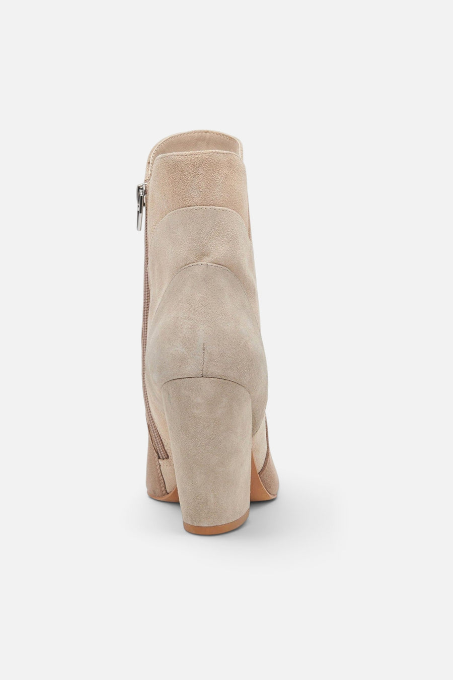 Dolce Vita Neena Booties in Taupe Multi Suede – side view
