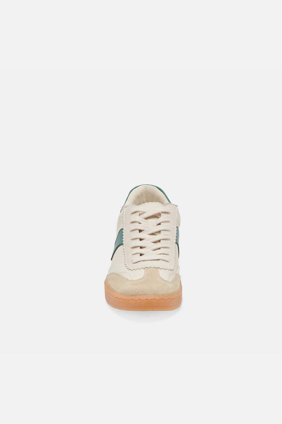Dolce Vita Notice White Green Leather – flat lay