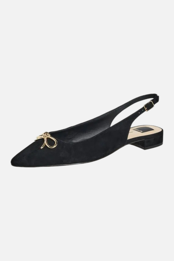 Dolce Vita Obella Flats in Onyx Suede