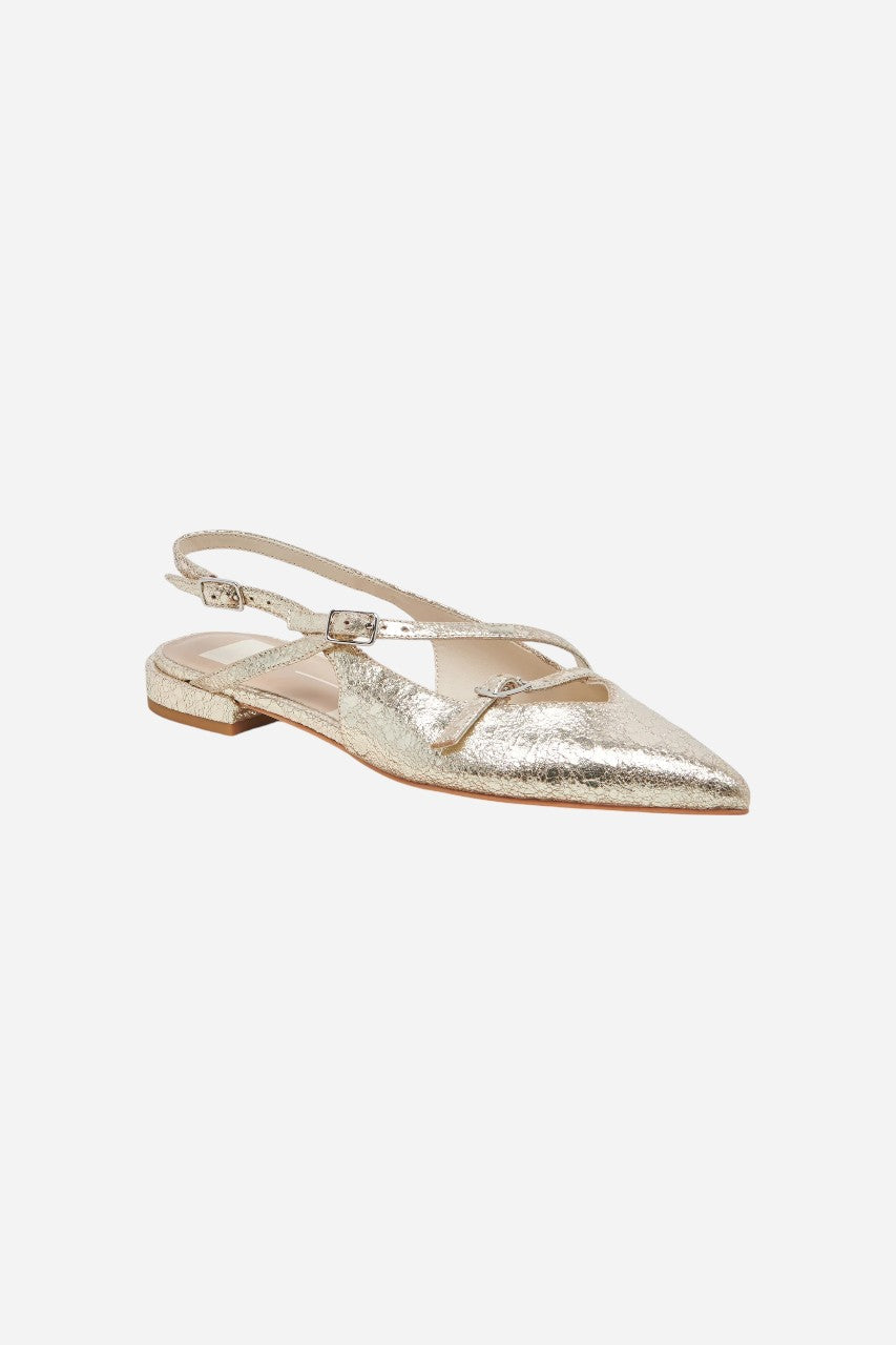 Dolce Vita Pamla Platinum Distressed Leather – back view