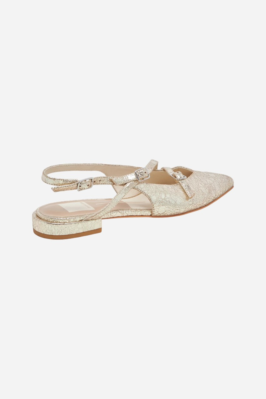 Dolce Vita Pamla Platinum Distressed Leather – side view