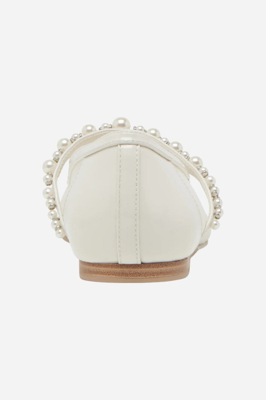Dolce Vita Rollin Pearl Ballet Flats in White Mesh – alternate