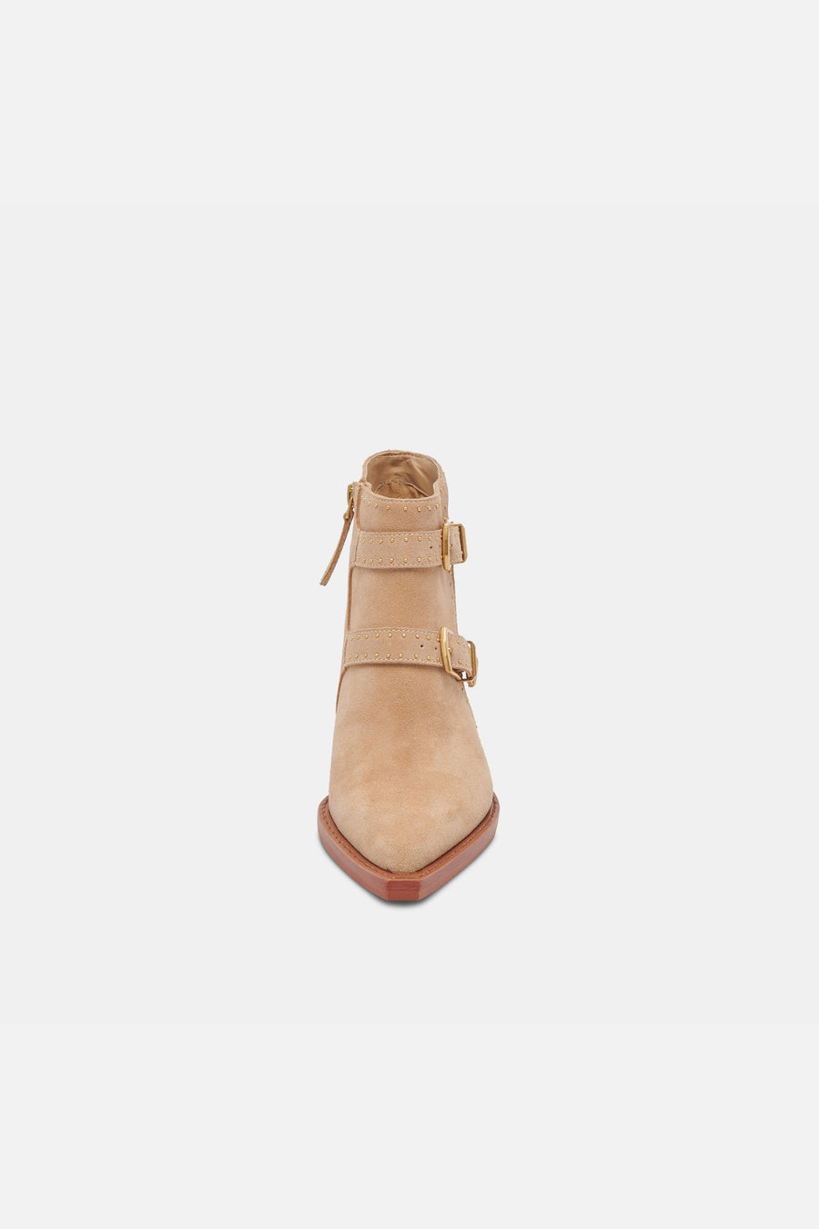Dolce Vita Ronnie in Camel Suede – flat lay