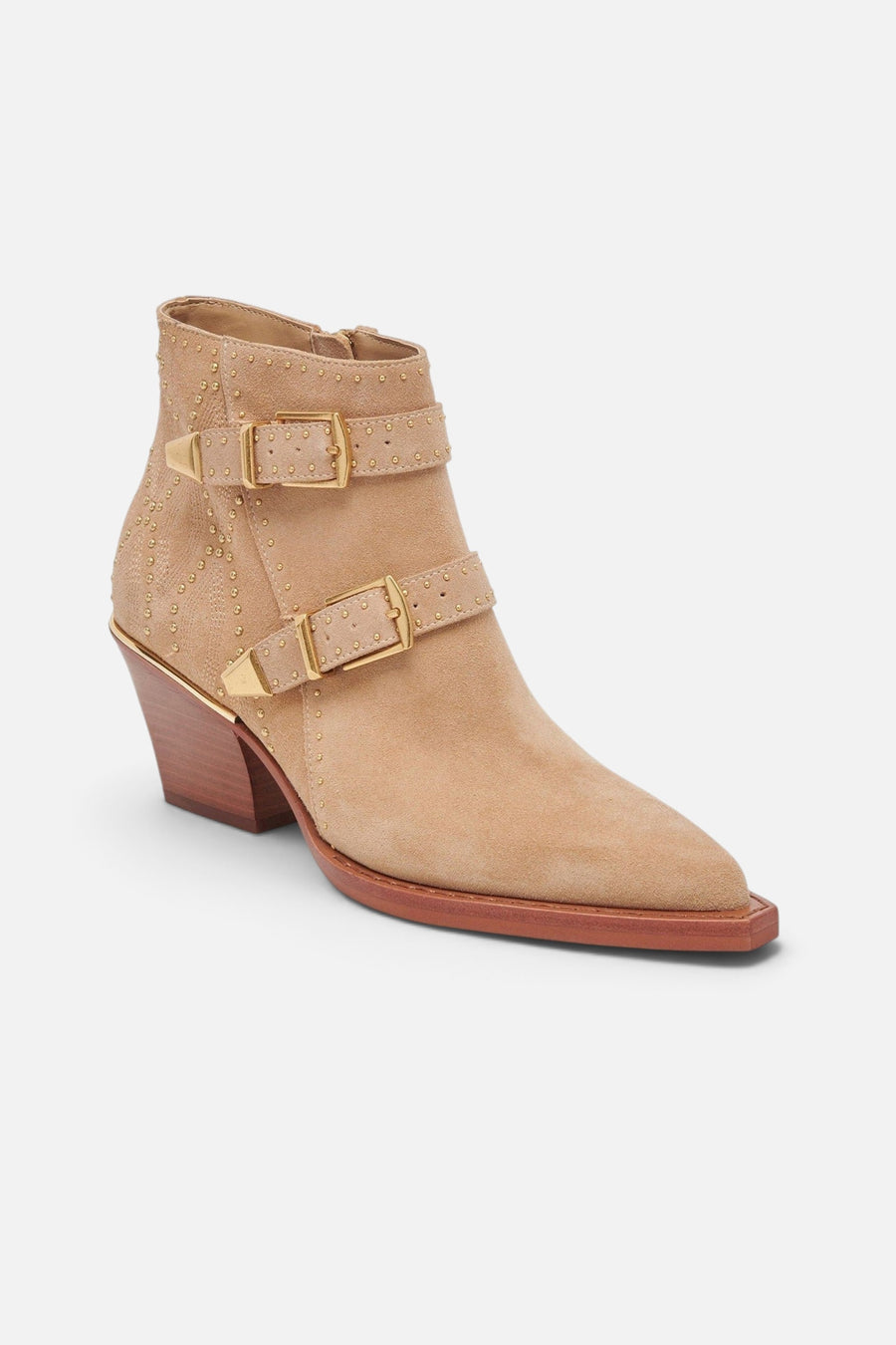 Dolce Vita Ronnie in Camel Suede – side view