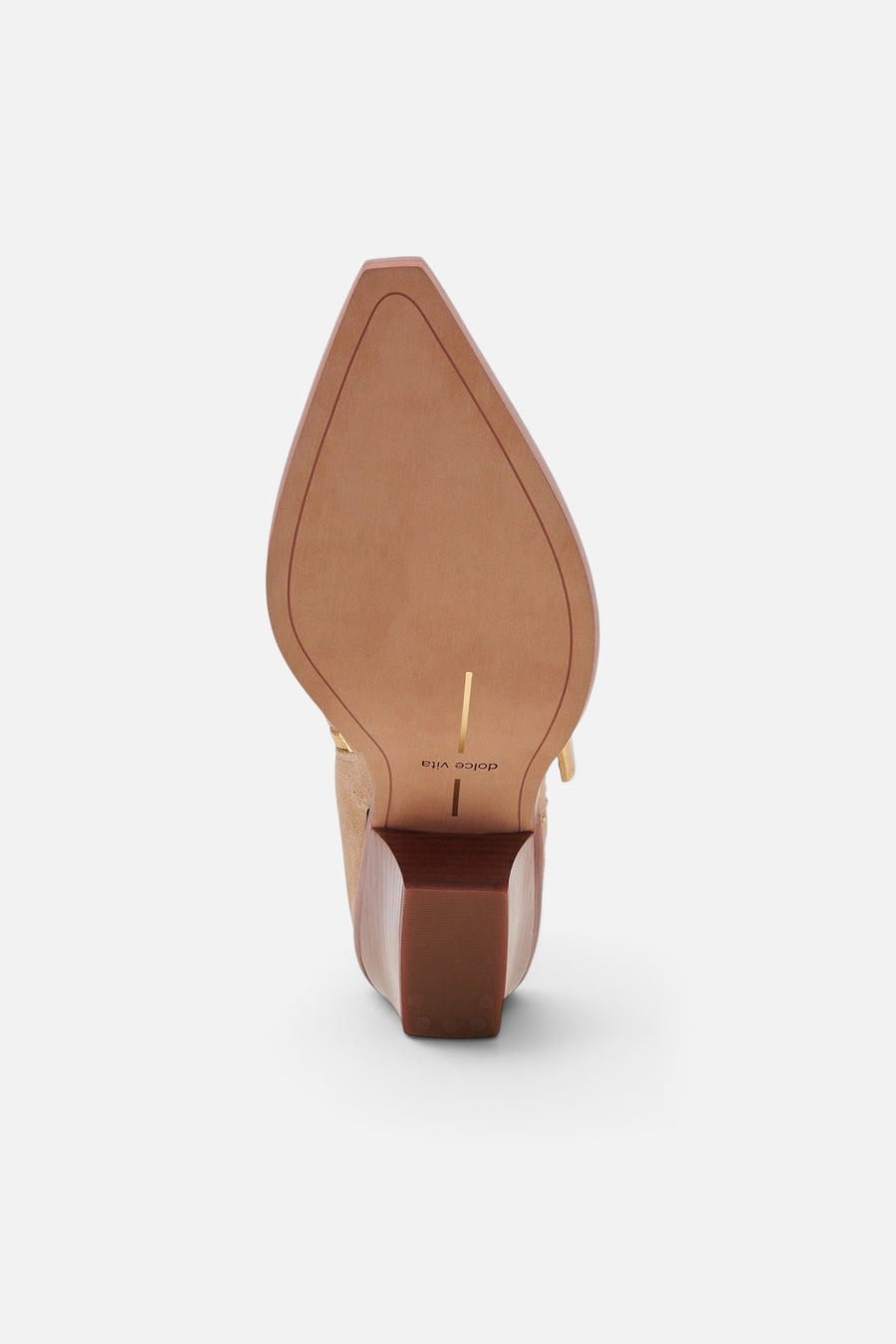 Dolce Vita Ronnie in Camel Suede – side view