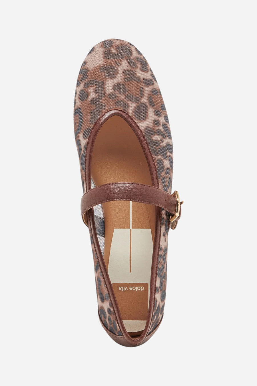 Dolce Vita Roslyn Ballet Flats Leopard Mesh – alternate