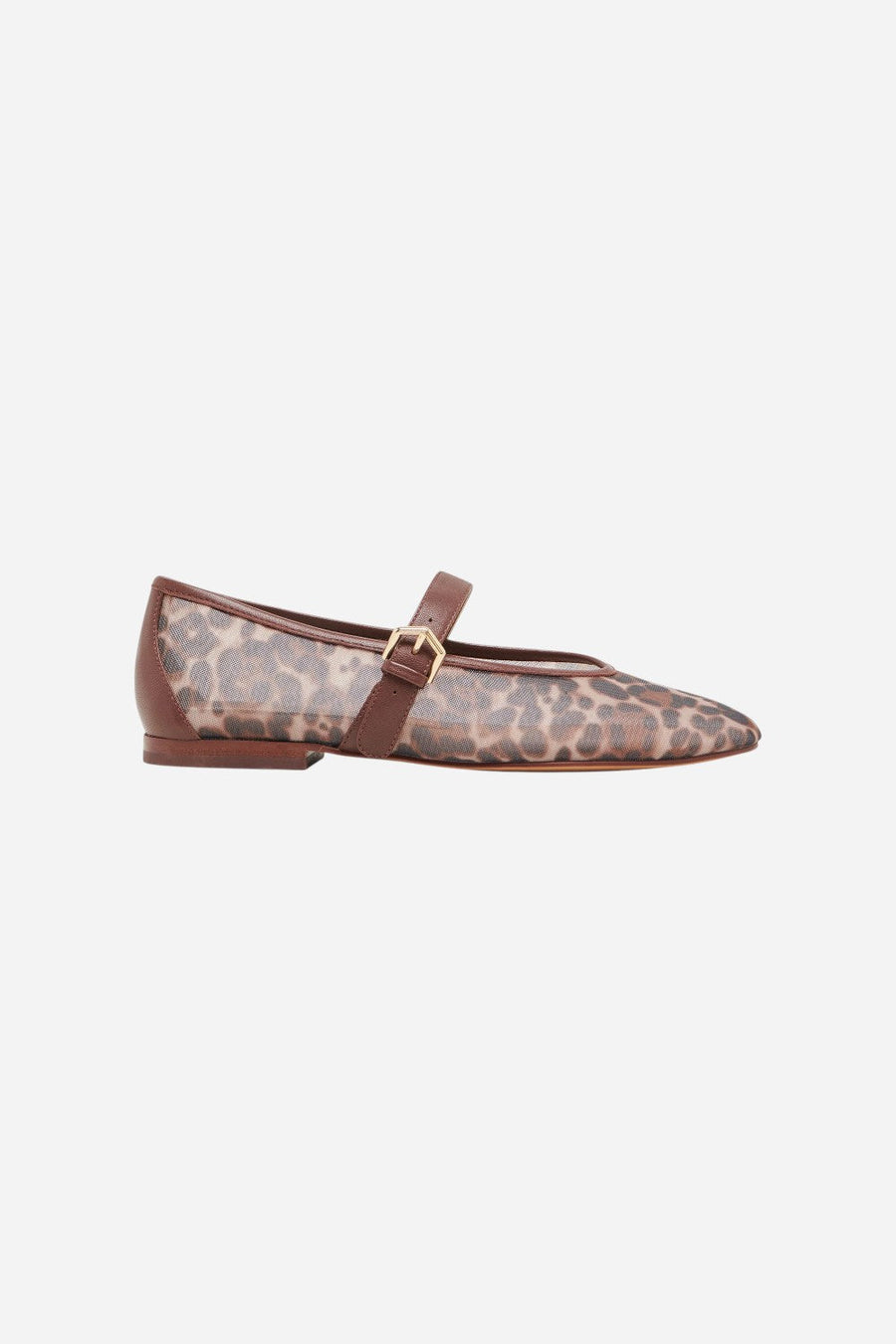 Dolce Vita Roslyn Ballet Flats Leopard Mesh – front view