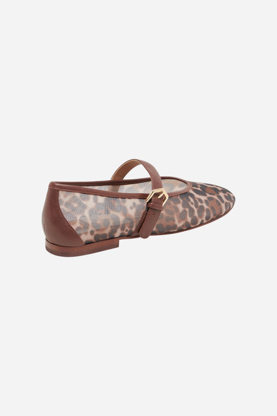 Dolce Vita Roslyn Ballet Flats Leopard Mesh – side view