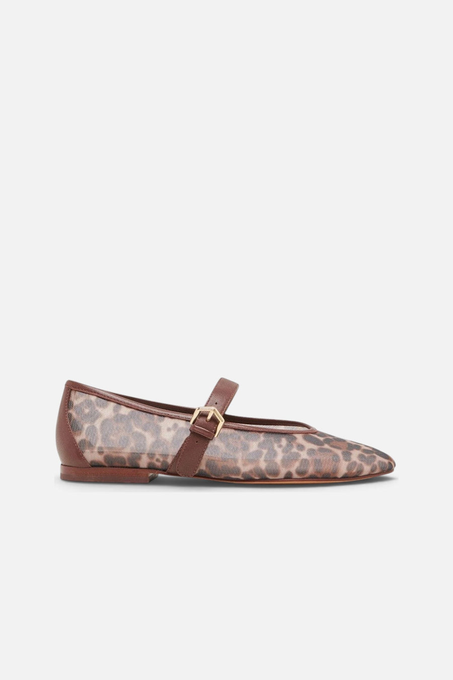 Dolce Vita Roslyn Ballet Flats Leopard Mesh – side view