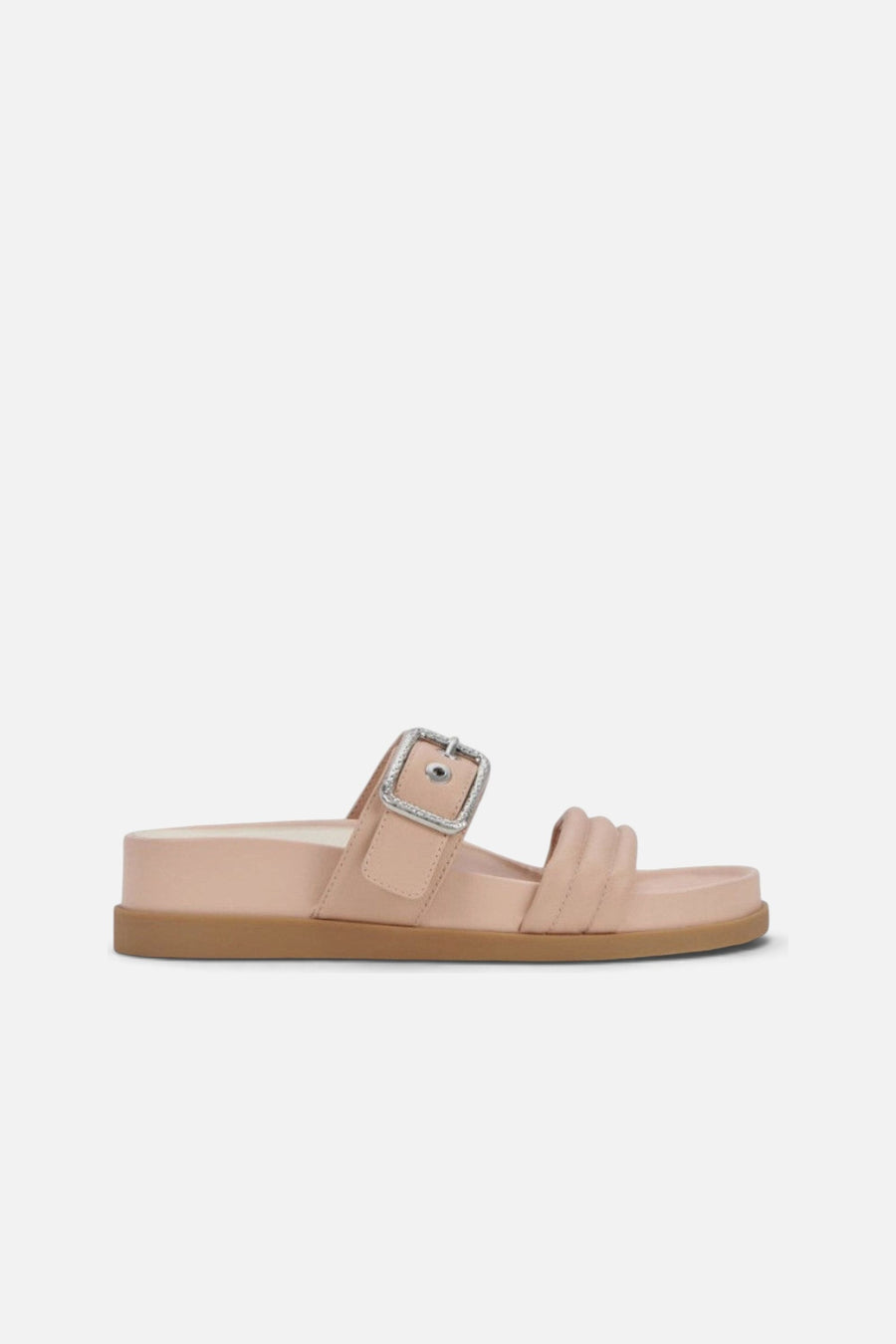 Dolce Vita Shaila Sandals in Cream Leather – side view