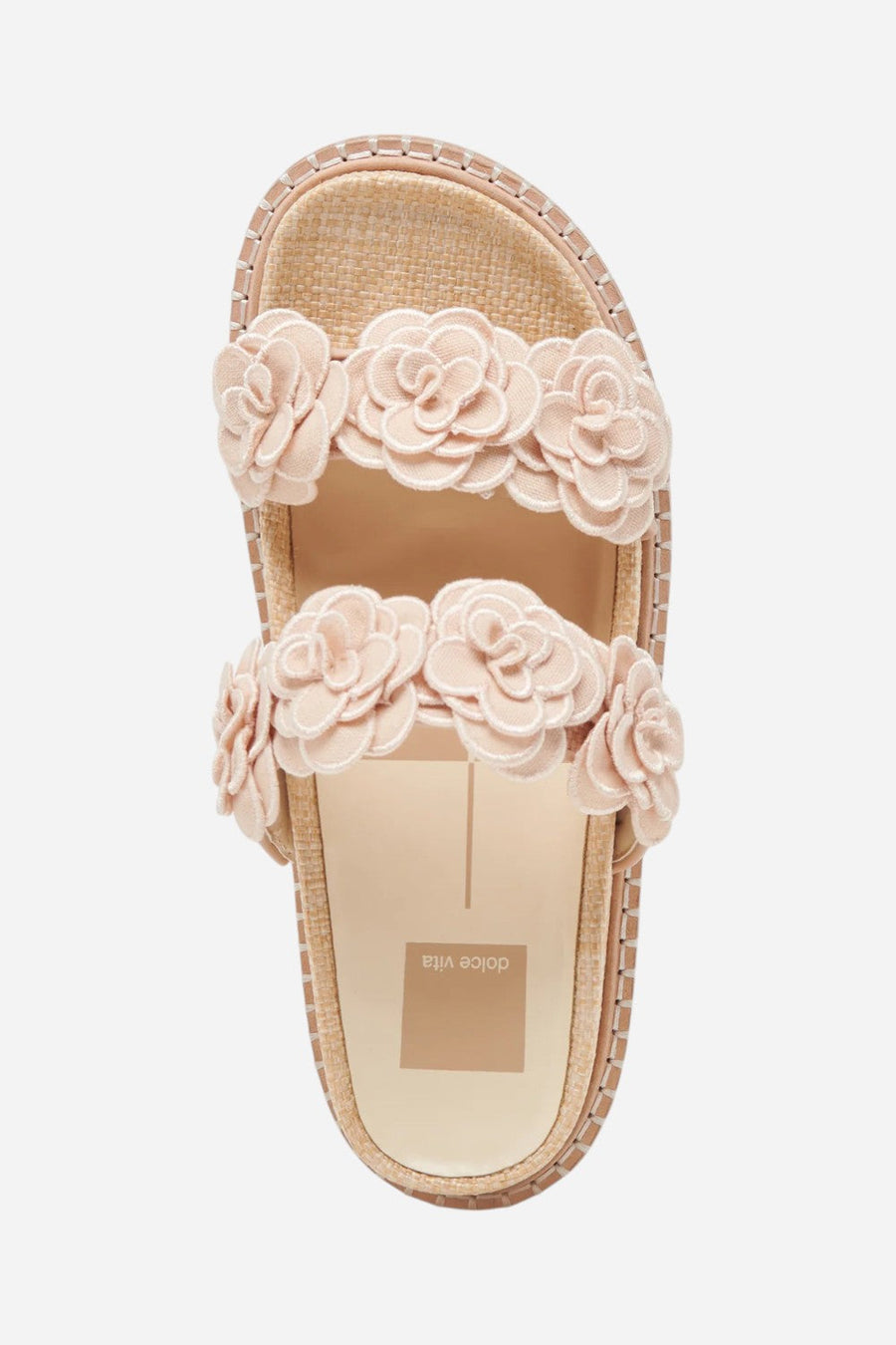 Dolce Vita Sherla Sandals in Praline Raffia – alternate