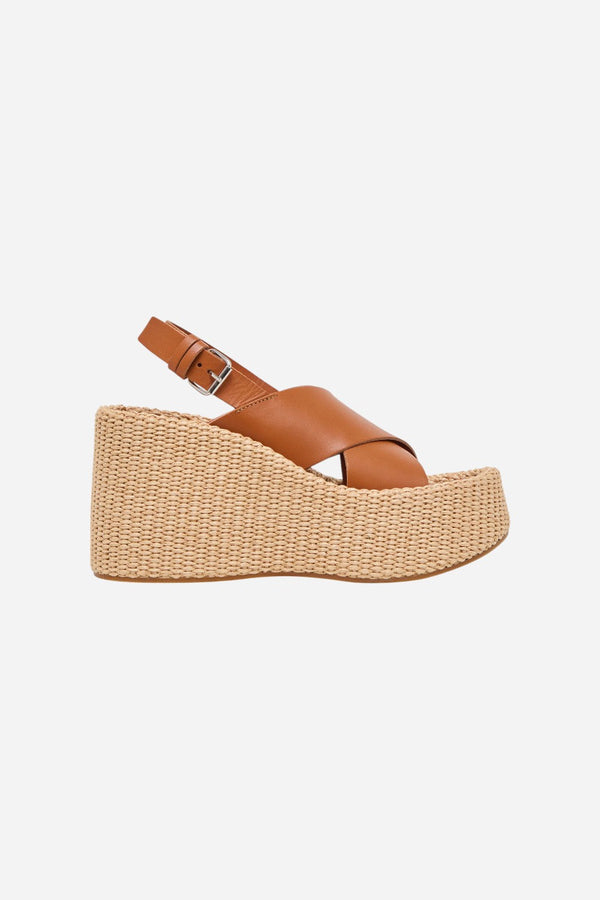 Dolce Vita Skylar Wedges Brown Leather