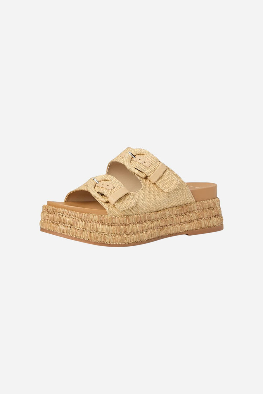 Dolce Vita Witny in Light Natural Woven Raffia – back view