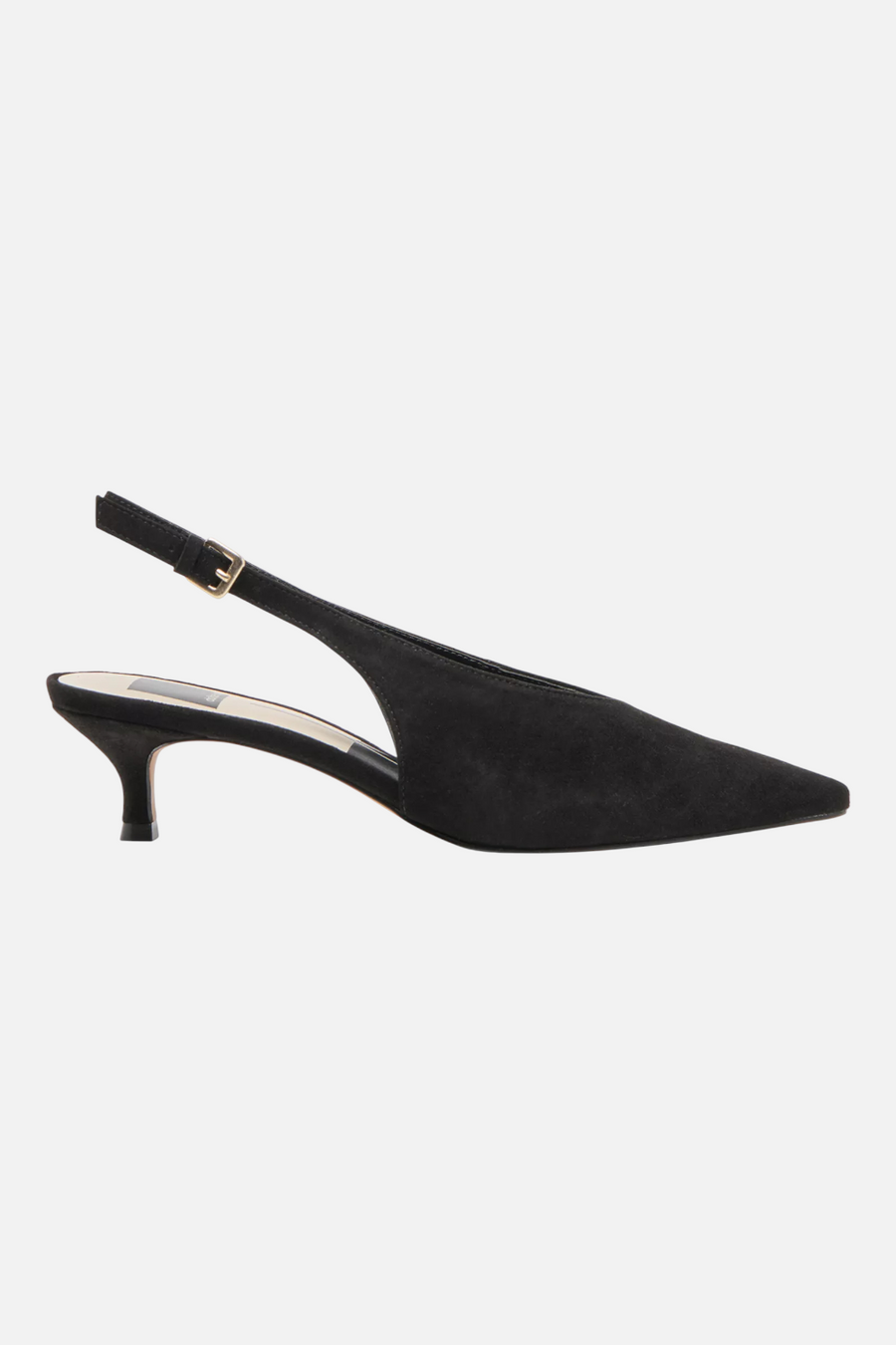 Dolce Vita Women's Alenna Heel in Onyx Suede – front view