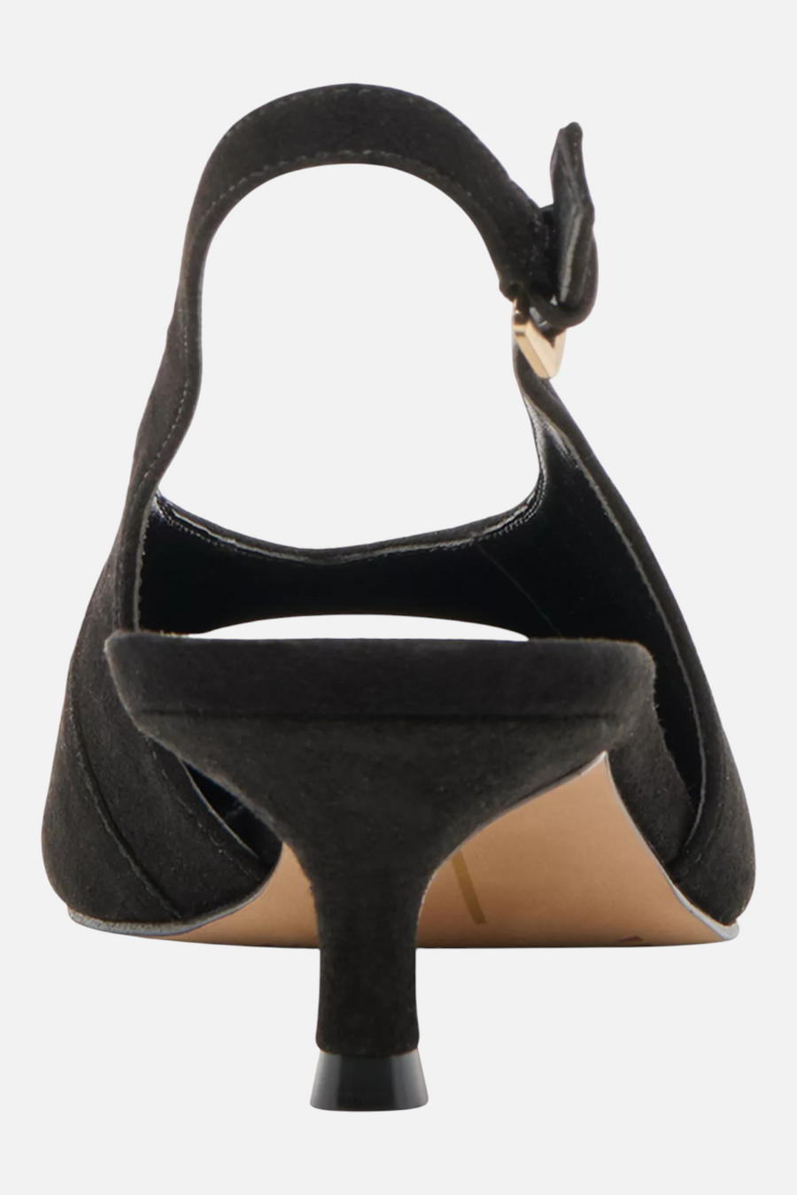 Dolce Vita Women's Alenna Heel in Onyx Suede – side view