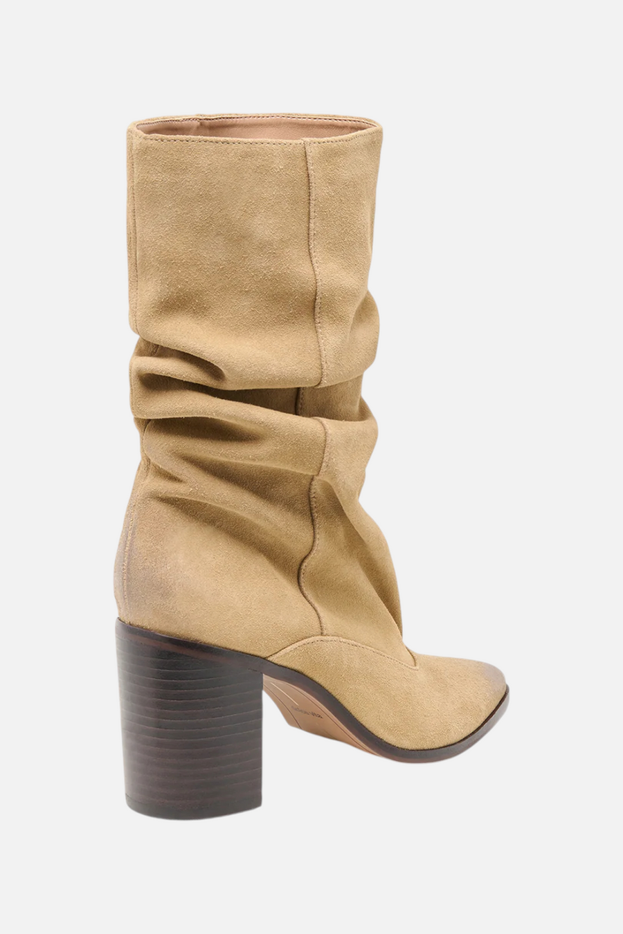Dolce Vita Women's Talina Boots Dk in Taupe Suede – back view