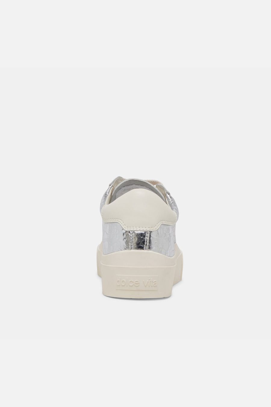 Dolce Vita Zayn 360 Sneakers in Silver Distressed Leather – alternate