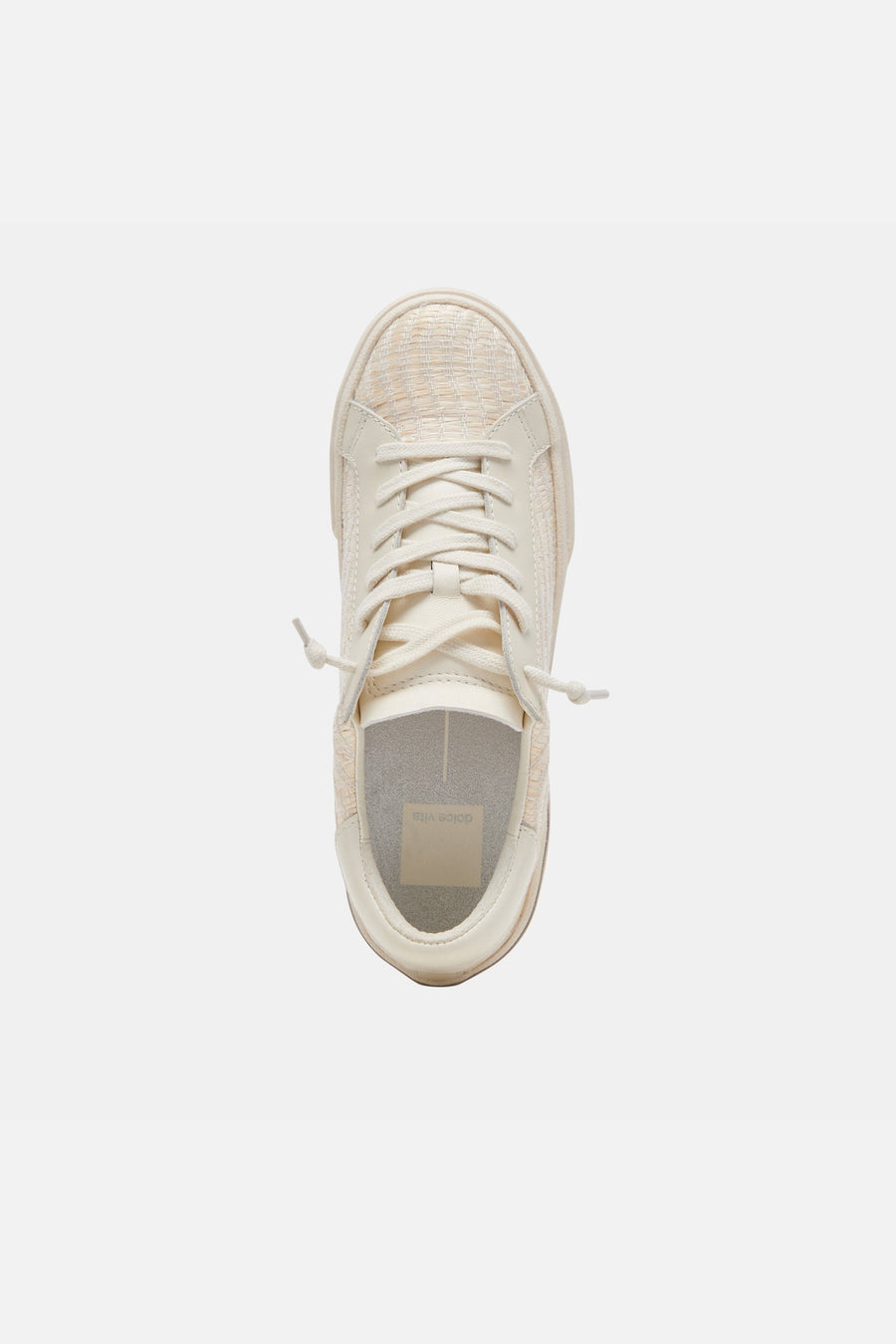 Dolce Vita Zina Sneakers in Bone Raffia – alternate