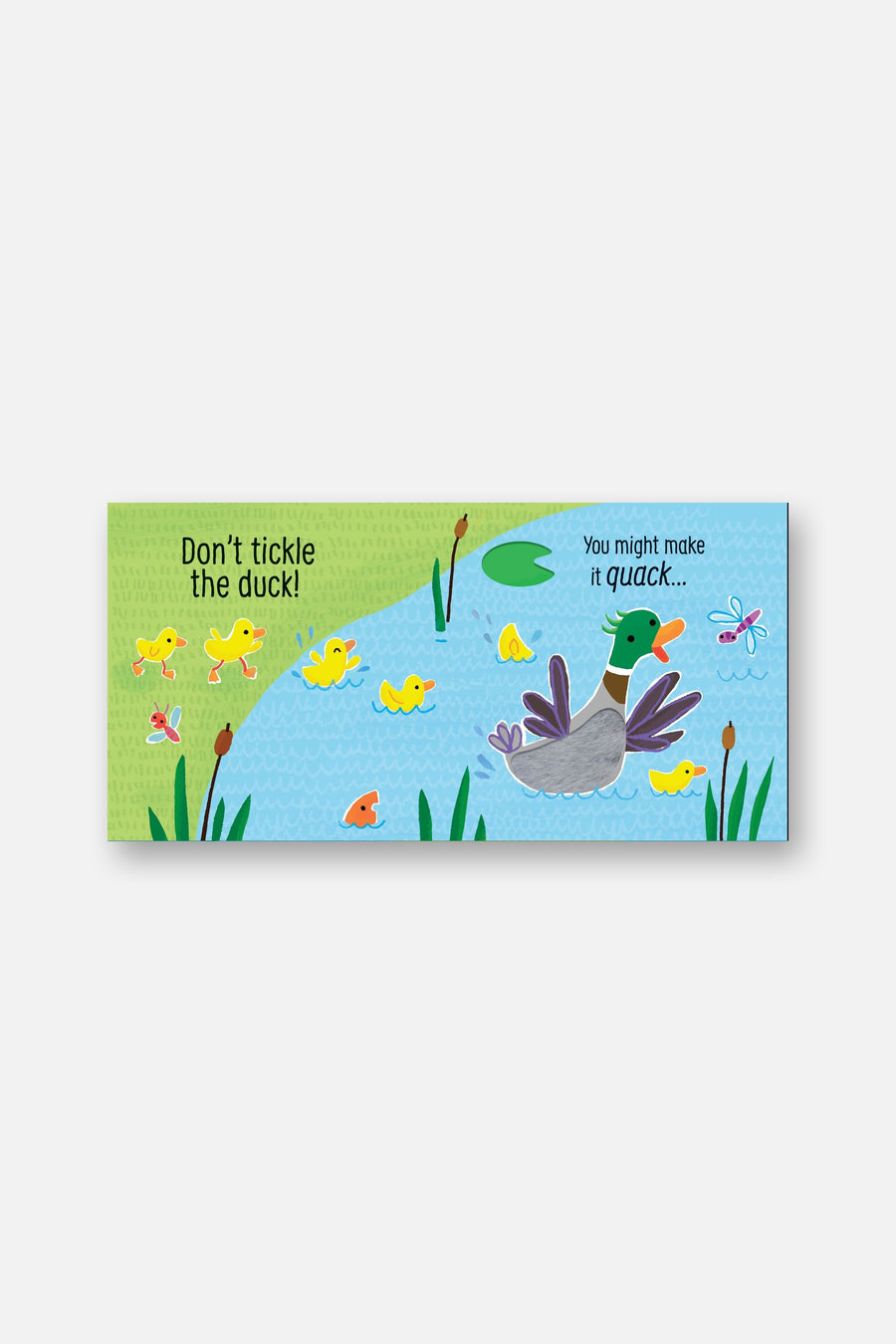 Don't Tickle The Duck! Children's Book – back view