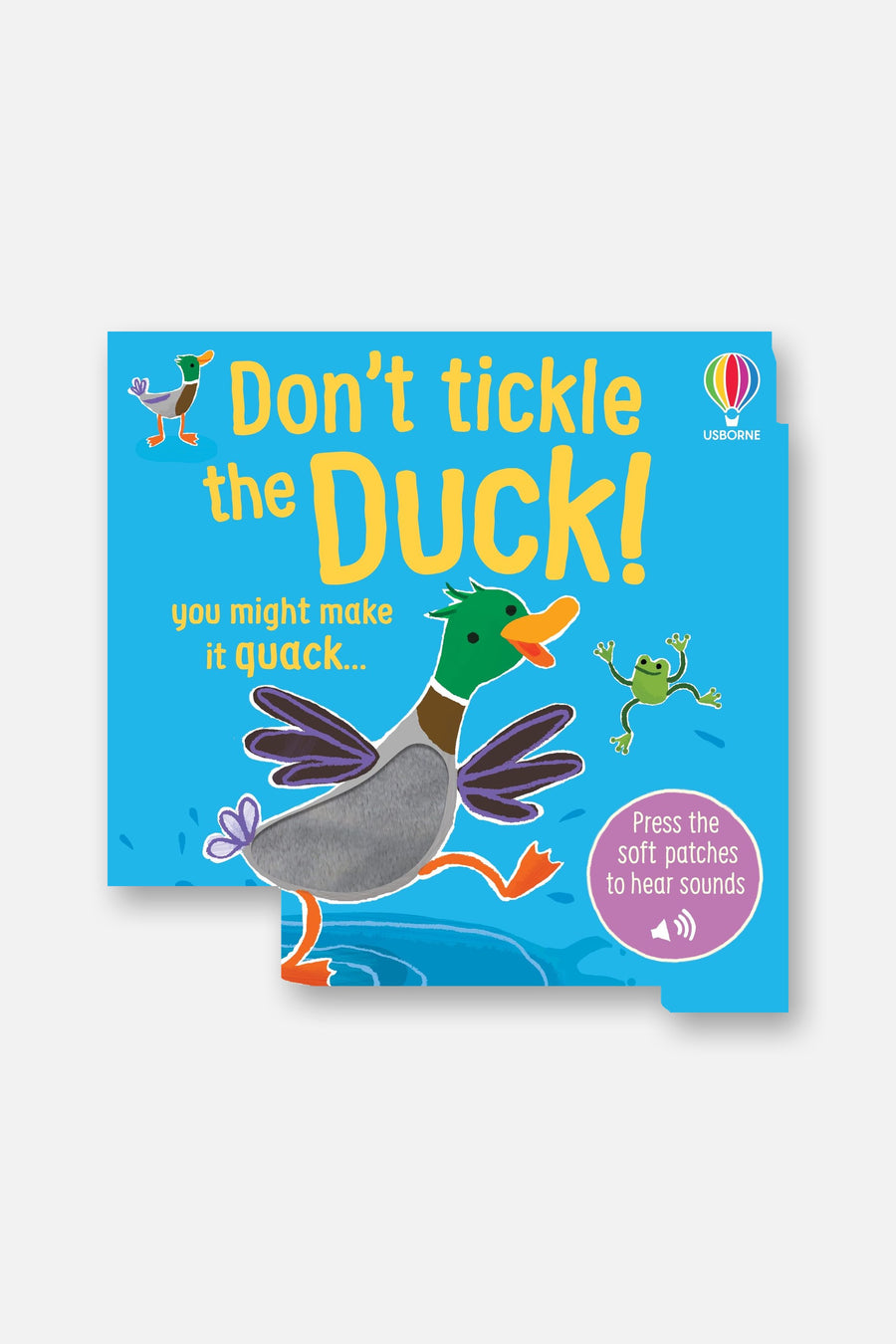 Don't Tickle The Duck! Children's Book – front view