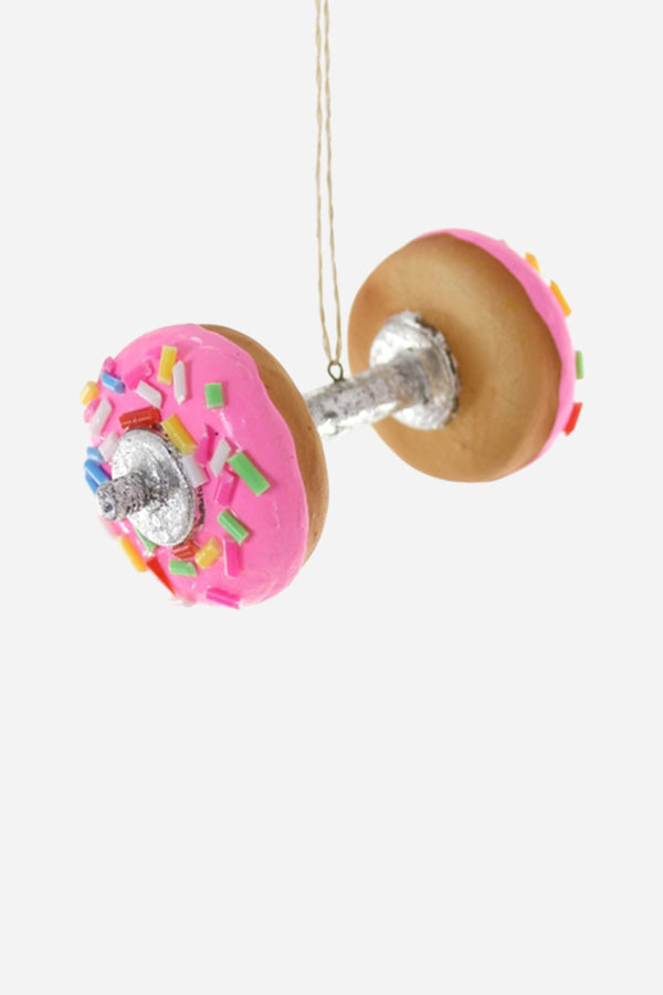 Donut Dumbbell Ornament