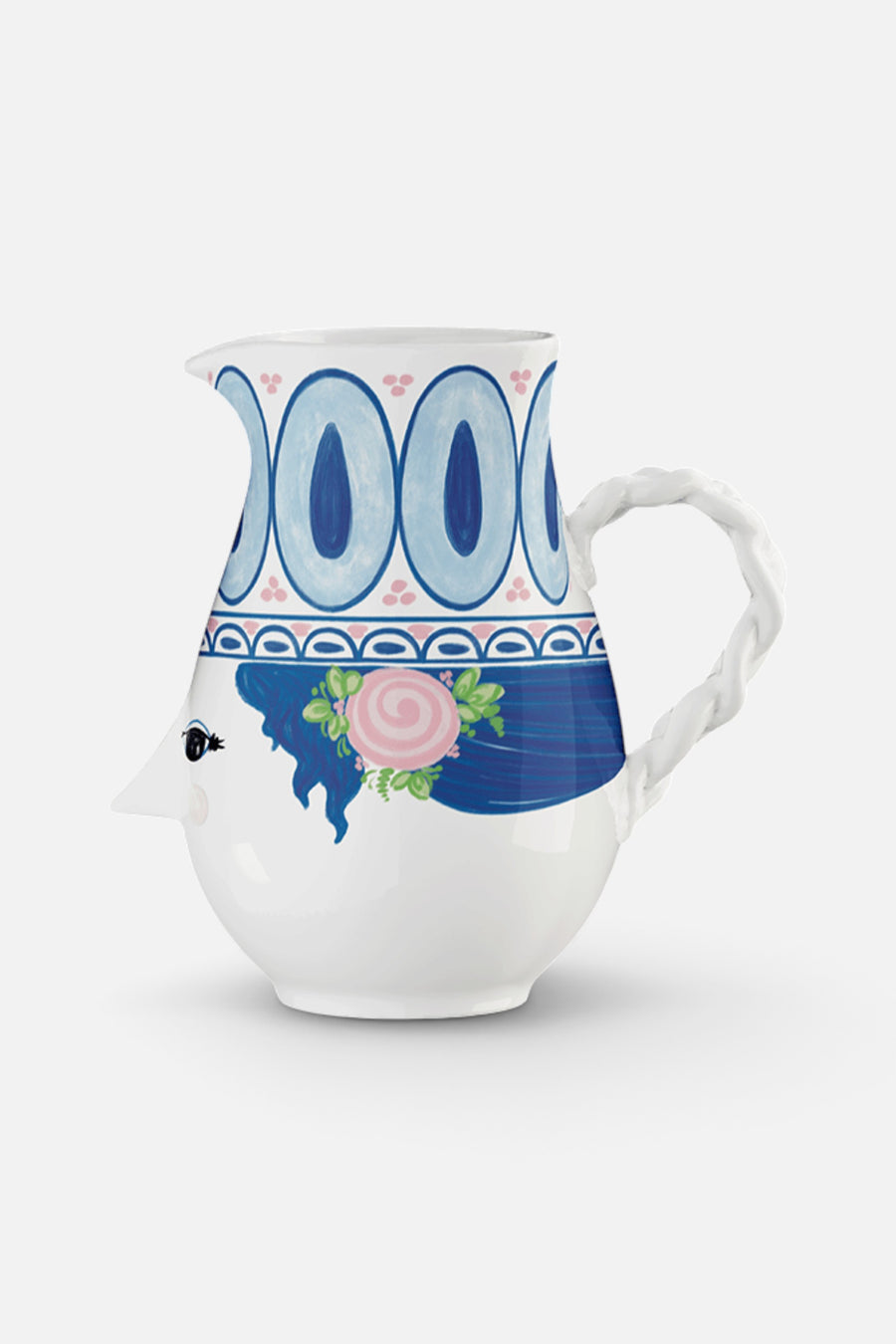 Dora Jug in Blue – back view