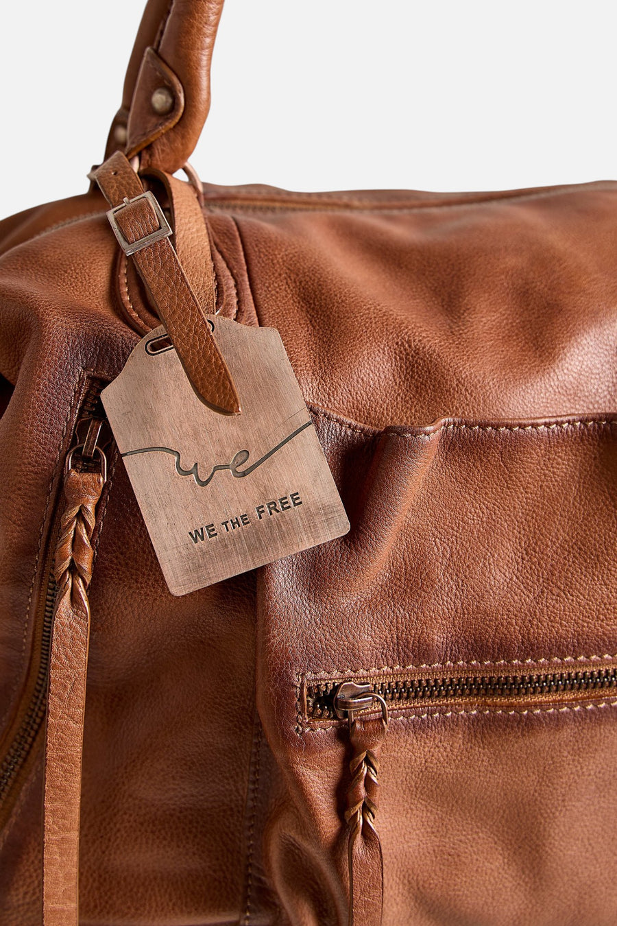 Free People Emerson Tote Bag in Saddle