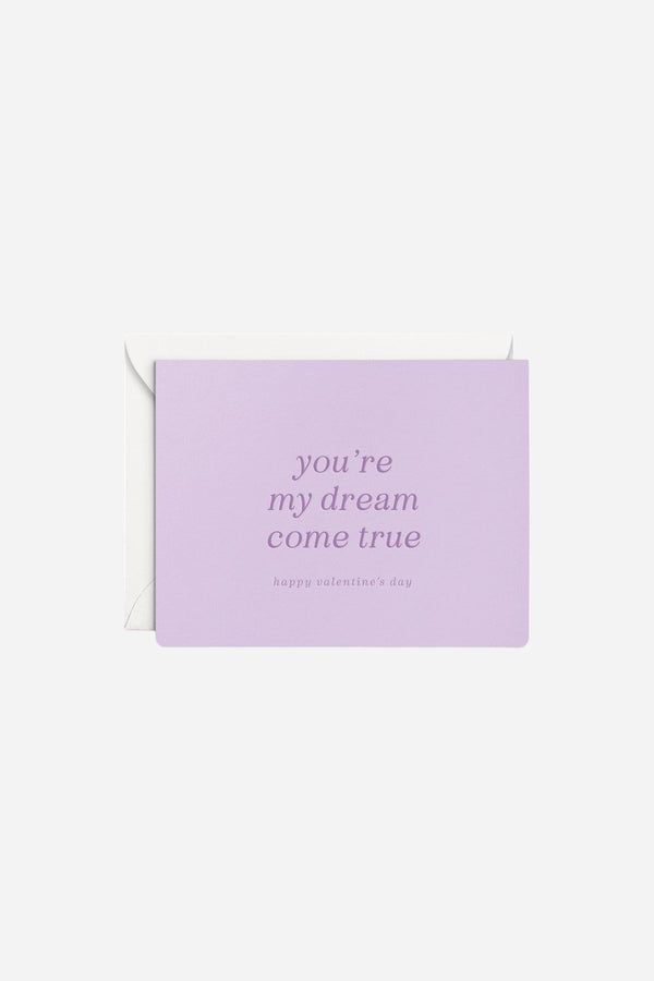 Dream Come True Valentine's Greeting Card