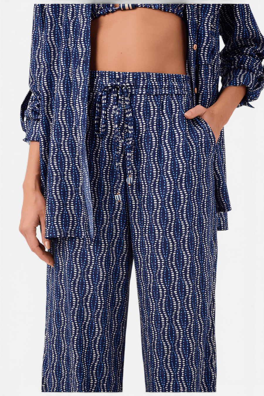 Dress To Current Print Pants – front view
