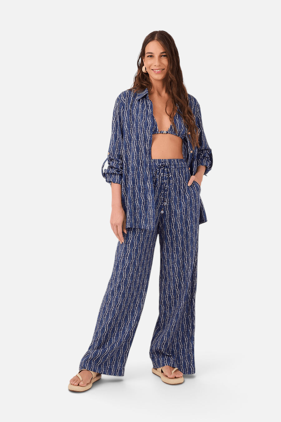 Dress To Current Print Pants – full length