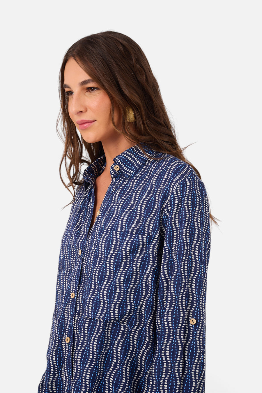 Dress To Current Print Shirt – side view