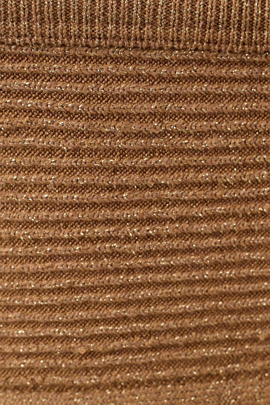 Dress To Knit Shell Crop Top in Gold – detail