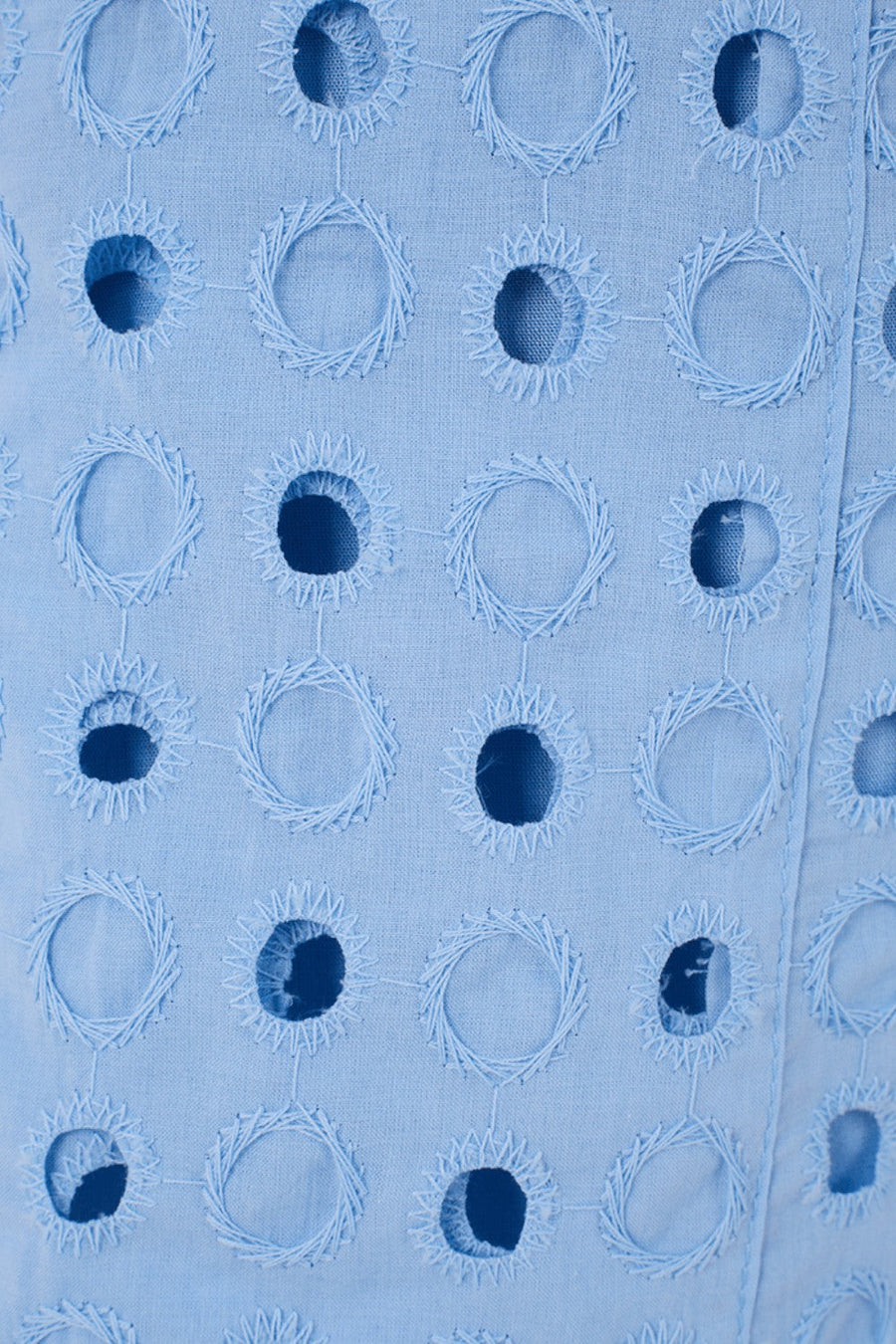 Dress To Short Laise Flat Pocket in Blue Horizon – detail