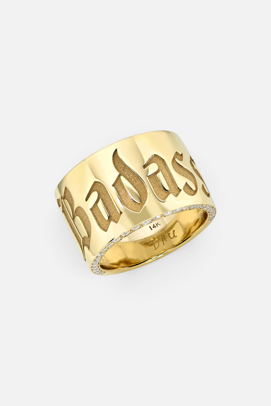Dru Fine Jewelry Badass Cigar Band – front view