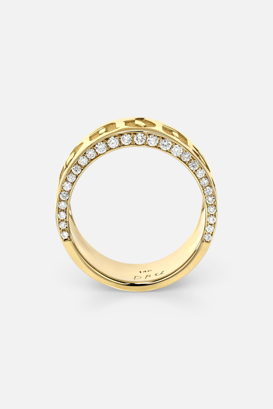 Dru Fine Jewelry Badass Cigar Band – side view