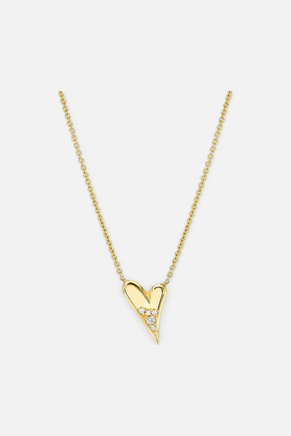 Dru Fine Jewelry Diamond Baby Heart Necklace