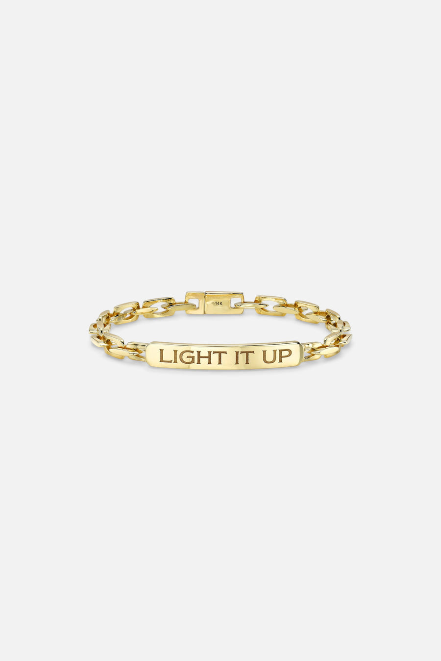 Dru Fine Jewelry Light It Up ID Godfather Bracelet – front view