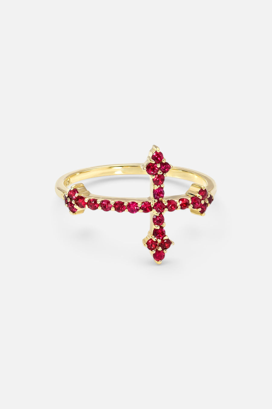 Dru Fine Jewelry Ruby Cross Your Fingers Ring – alternate