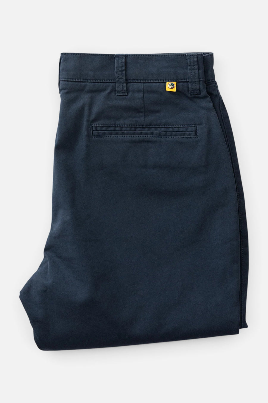 Duck Head Classic Fit Gold School Chino in Navy – side view